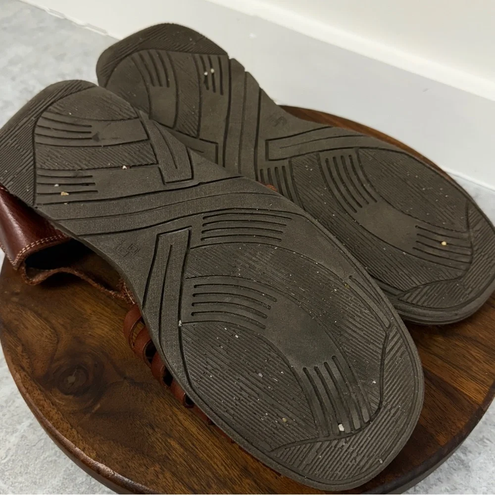 Brown Leather‎ Sandals